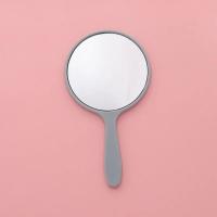 Espejo de maquillaje de mano, espejo de tocador redondo con mango, espejo compacto de mano, espejo cosmético para mujer, 1 ud. - details 1