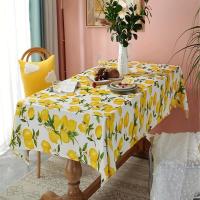 1 ud./mantel impermeable y resistente al aceite, serie de frutas de limón adecuado para mesas de comedor, decoración del hogar para banquetes - details 5