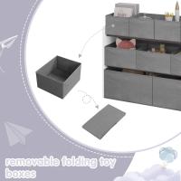 Organizador de Juguetes para Niños Estante de Almacenamiento de 3 Niveles con 6 Cajas Extraíbles - details 10