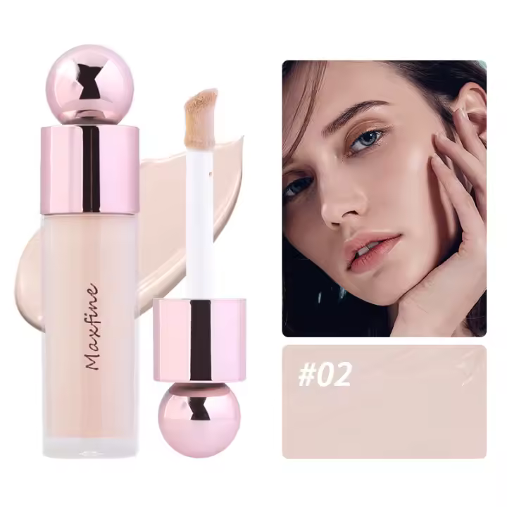 El corrector de base líquida Makeup Maxfine dura para una larga duración e impermeabilidad - 1