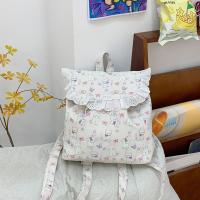 Nueva mochila Kawaii con volantes, bonita mochila con cordón para exteriores, mochila de viaje informal dulce para niñas - details 5