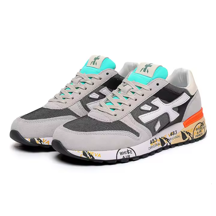 Nuevos zapatos masculinos de moda todos los días con zapatillas deportivas casuales de cuero retro transpirable de suela gruesa - 1