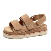 Nuevos tacones altos, sandalias de cuero para mujer, zapatillas HI Summer Gold Star, zapatos de suela gruesa True Bull, Putian de calidad - details 7