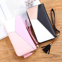 Cartera larga de piel sintética para Mujer, con diseño bolso de mano de borla, tarjetero - details 11