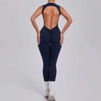 Conjunto de gimnasio de una pieza, ropa de yoga, traje deportivo, pellets Fiess, trajes de entrenamiento elásticos para mujer - details 2