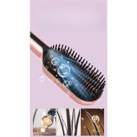 Peinador portátil para alisar el cabello anion alisador doméstico para el cabello puffy electric roll peine recto roll doble uso - details 3