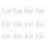Kit de uñas de tulipán degradado dulce, uñas adhesivas de cubierta completa para decoración de dedos del hogar DIY - details 2