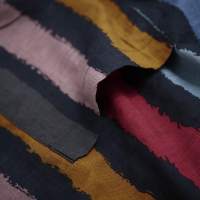 Ropa Árabe Para Hombres Kaftán Islámico De Algodón Con Rayas Traje Dubai Abaya Retro De Verano Y Otoño Estilo Casual - details 9