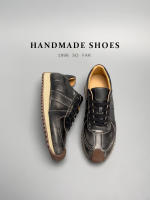 Zapatos deportivos de cuero de vaca de alta gama, nuevos zapatos casuales de cuero para hombre - details 2