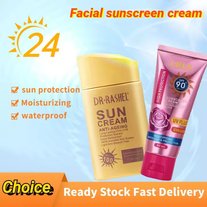 Crema protectora solar SPF90 +, Gel bloqueador solar Facial, loción de aislamiento, crema blanqueadora, crema hidratante Facial, cuidado de verano - 1