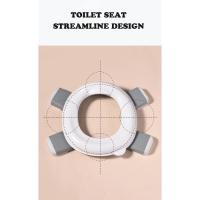 Asiento de inodoro de viaje 3 en 1, orinal plegable azul para niños con bolsas, olla para bebé, orinal portátil de silicona para bebé, asiento de entrenamiento - details 10