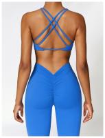 Pantalones de Yoga con Flecos en Forma de V para Mujeres Leggings de Cintura Alta y Pierna Ancha para Gimnasio y Deportes Pantalones de Baile - details 13