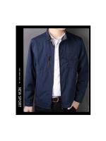 Chaqueta Ligera de Primavera para Hombres Ajuste Delgado, Corte Casual, Material de Poliéster, Cierre de Cremallera, Ideal para Trabajo y Uso al Aire Libre - details 8