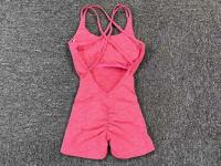Ropa de mujer, tops, ropa deportiva, conjunto de ropa deportiva, bolsa de yoga, mono, sujetador para exteriores, mono ancho de una pieza para gimnasio 2024 - details 32