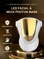 Mascarilla Facial LED de terapia de luz NIR, máscara de fotones Respirable, 3 colores, rojo, azul, 807, lámpara antienvejecimiento, acné, arrugas, reducción de cara completa, cuello - details 0