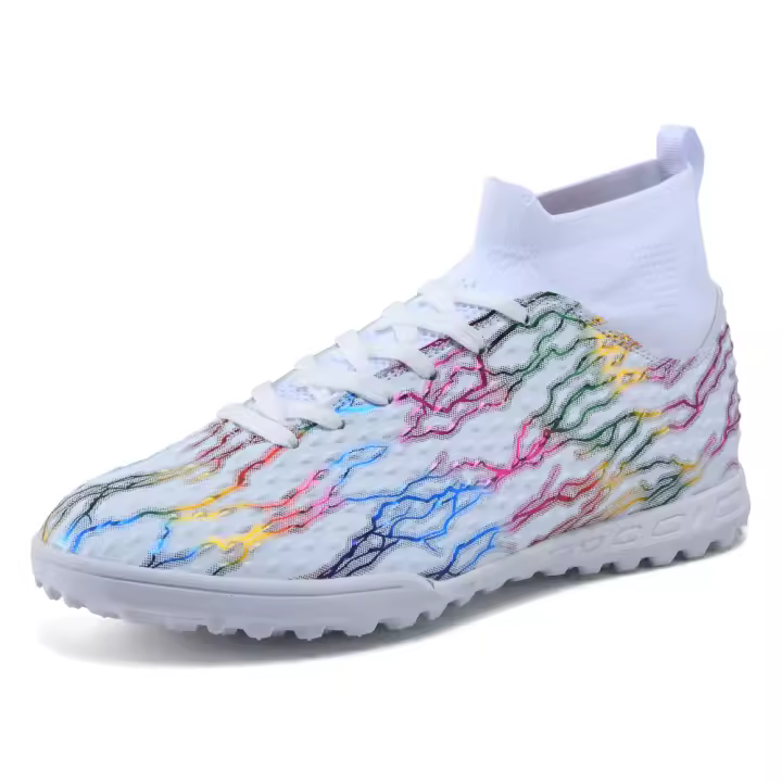Zapatos de fútbol para niños, zapatos de fútbol antideslizantes y resistentes al desgaste, adecuados para jugar al fútbol, ​​césped, etc. - 1