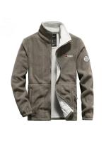 New Men Fleece Jacket Pockets Thicken Polar Jackets Cold-Proof Overcoat Plus Size Women Coat Winter Windbreaker Jackets For Men - details 2