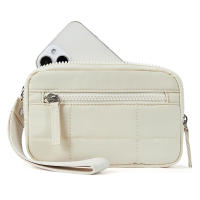 Cartera acolchada de nailon para mujer, bolso deportivo de Yoga con 3 cremalleras, tarjetero de viaje multifunción - details 2