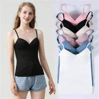 Chaleco deportivo para mujer Spaghetti Solid Cami Top Vest - details 1