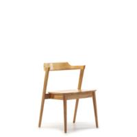 Pack 2 sillas Corzo Color Roble, Madera Maciza, 52,5 cm (Largo) 50 cm (Profundo) 74,5 cm (Alto) - details 6