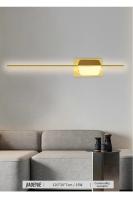 Lámpara de pared larga LED nórdica moderna y minimalista, Lámpara decorativa de pared de fondo de sofá de sala de estar, lámpara de mesita de noche de dormitorio - details 0