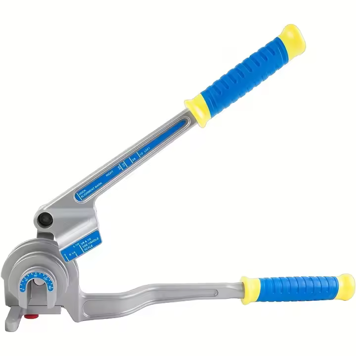 Doblador de Tubos de Aleación 3-en-1 - Herramienta Manual de 0-180° para Tubos de 1/4", 3/8", 1/2", Perfecto para Reparación de Aire Acondicionado, Diseño Duradero y Resistente al Desgaste, No Requiere Batería - 1