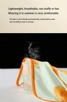 Delantal impermeable de manga corta para bebé, niño y niña, babero de alimentación suave, ropa para eructar - details 7