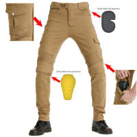 Vaqueros para montar en moto, cinturones de carreras, equipo de protección, pantalones de ciclismo anticaídas, pantalones de caballero. - details 6
