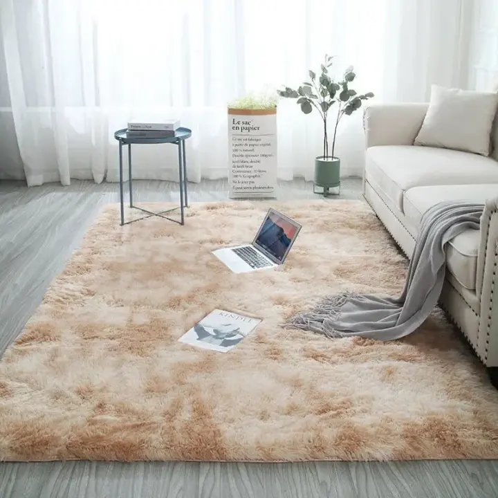 Alfombra de Decoración para el Hogar para Niños Alfombra Suave y Gruesa para Dormitorio Alfombra de Ventana Espesa Alfombra de Cama Grande para Sala de Estar - 1
