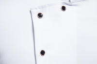 Camisa de Largo Pliegue para Hombres en Otoño Diseño Irregular Elegante Cuello de Standing - details 6
