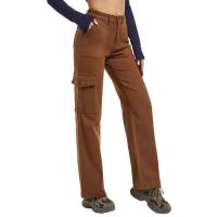 Pantalones vaqueros de pierna recta de cintura alta para mujer, pantalones vaqueros de estilo coreano para adolescentes - details 5