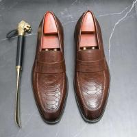 2023 zapatos de cuero del banquete de boda de los hombres del vestido del estilo de la moda de los productos más vendidos - details 2