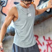 Chaleco de gimnasio de verano para hombre, camisa de malla de alta calidad, camisetas sin mangas, camisetas sin mangas para correr, chaleco deportivo para Fitness, ropa para hombre 2025 - details 4