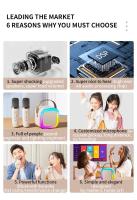 Altavoz con bluetooth para karaoke, 2 micrófonos inalámbricos, portátil, para fiestas de adultos en casa, cumpleaños - details 9