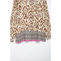 TRAFZA-Conjunto de 2 piezas para mujer, camisa de manga larga con botones decorados, falda larga plisada con cordón de cintura alta, 2024 - details 7