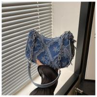 Bolso de mezclilla con gradiente de moda para mujer, bolso de hombro de gran capacidad con estrella, bolso ligero con cremallera, bolso de moda - details 7