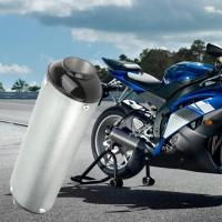 Tubo de escape silenciador de motocicleta, silenciador de 32 mm, silenciador de tubo de escape de 1,3 pulgadas apto para 90 cc, 110 cc, 125 cc, 150 cc, 160 cc, ATV, Pit Bike, motocicleta - details 2