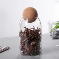 Tarro de Almacenamiento de Vidrio con Tapón Granos de Café, Caja de Almacenamiento de Frutas Secas, Tarro de Almacenamiento Multigrano de Comida de Cocina, Tarro de Té de Corcho - details 1