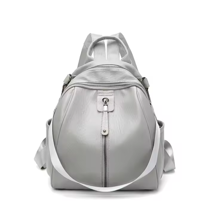 Mochilas Vintage, bolsos de moda para mujer, Mochila pequeña de cuero genuino, bolso de viaje para mujer, bolsos urbanos estéticos de diseño informal - 1