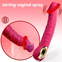 Consolador vibrador punto G con estimulador femenino pene grande tapón Anal adulto realista hombre pene Real juguetes sexuales para mujeres 10 modos - details 2