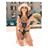 ALLSOPETS Mochila para perros con ventana de malla transpirable con apertura frontal portátil para gatos que viaja con mascotas verde - details 2