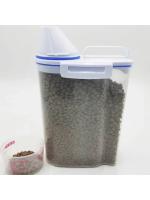 Tarro de Almacenamiento de Alimento para Mascotas de Plástico 2kg A Prueba de Humedad - details 7