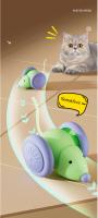 Juguete de Ratón Eléctrico para Mascotas Juguete Interactivo Recargable para Gatos con Evocación Intelligente de Obstáculos Suministros de Mascotas - details 5