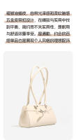 Bolso de lujo ligero francés para las axilas, nuevo bolso baguette para mujer, bolso de hombro tipo almohada portátil de alta gama. - details 1