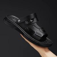 Nuevas sandalias 2025 de los hombres de verano de los hombres de la plataforma exterior desgaste playa antideslizante sandalias de doble propósito papá zapatillas resistentes al desgaste - details 4