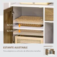 Armario de Salón de Madera Ajustable con 2 Puertas Ideal para Comedor Cocina Dormitorio - details 5