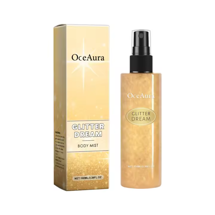 Oceanaura Glitter Natural Tridimensional Duradero Cabello Brillante Cuerpo Clavícula Spray Resaltador - 1