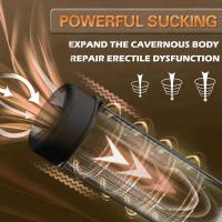 Leten eléctrico para hombre, bomba extensible de aumento al vacío, masturbador masculino, entrenador más grande para pene, juguete sexual para adultos - details 0
