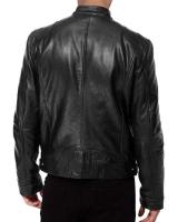 Chaqueta de cuero para hombre Chaqueta sintética suelta casual de cuero Pu - details 5
