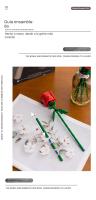 Regalos hechos a mano de bloques de construcción, flores inmortales, San Valentín, Navidad, Madre, Maestra, Día de la Mujer, - details 6